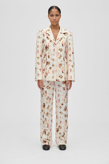 Stine Goya Functional Structured Tailoring Pants Pants Sun Kissed Magnolia