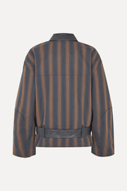 Stine Goya Hybrid Biker Jacket Jacket Midnight Stripes