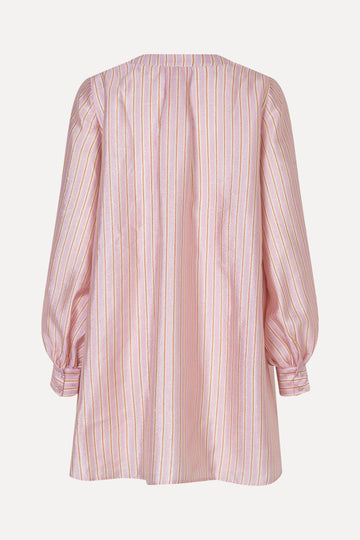 Stine Goya Kimono Mini Dress Dress Rose Pinstripe