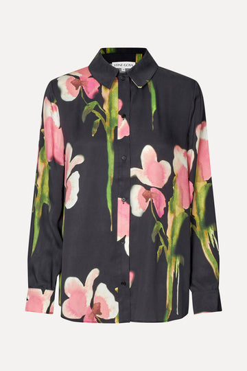 Stine Goya Long Sleeve Shirt Top Melting Flowers