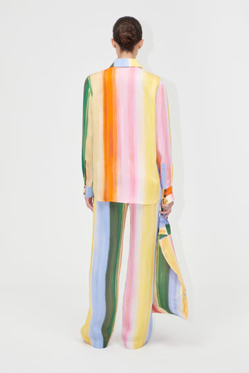 Stine Goya Long Sleeve Shirt Top Rainbow Hue