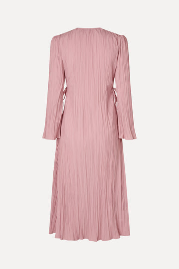 Stine Goya Long Sleeve Wrap Tie Dress Dress Pink Nectar