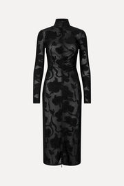 Stine Goya Long Sleeve Zip Dress Dress Black Petunias