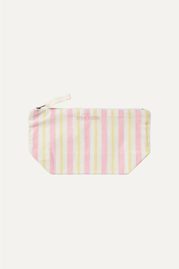 Stine Goya Make Up Bag Accessories Lemon & Rose Stripes