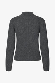 Stine Goya Polo Jumper Knit Tulle Flower