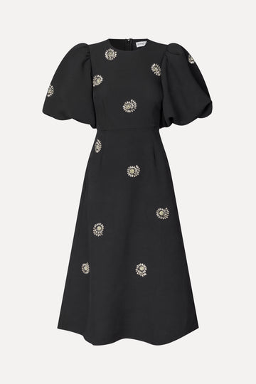 Stine Goya Puff Sleeve Midi Dress Dress Pearl Of Order
