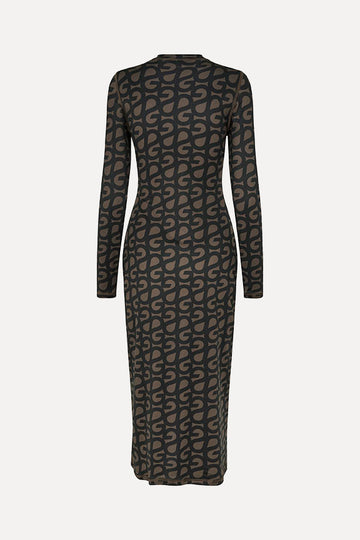 Stine Goya Pullover Long Sleeve Midi Dress Dress SG Logo