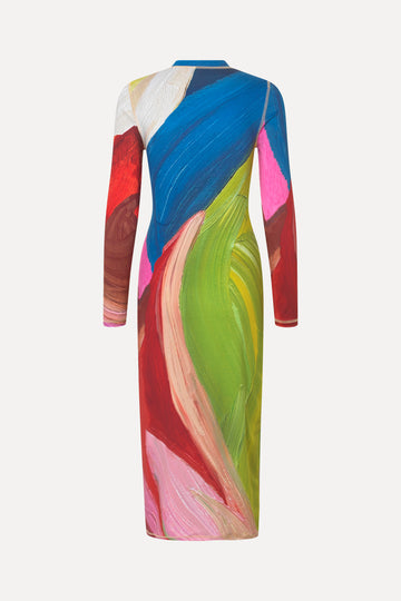 Stine Goya Pullover Long Sleeve Midi Dress Dress Hands