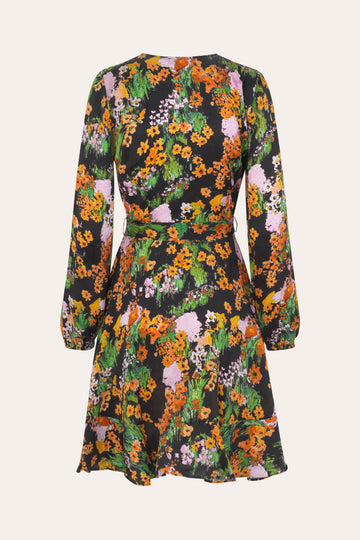 Stine Goya Rania Wrap Dress Dress 3025 Artist Canvas at Night