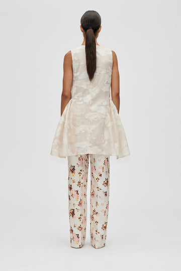 Stine Goya Romantic Ruffling Sleeveless Short Dress Dress Multiflowers