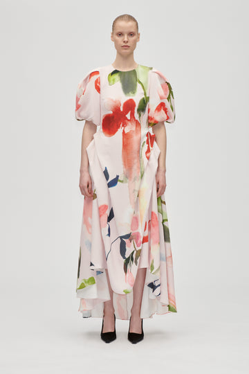 Stine Goya Ruffling Voluminous Dress Dress End Of Summer Garden