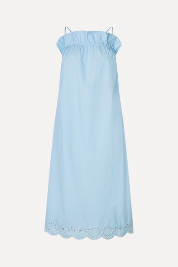 Stine Goya Scalloped Strap Midi Dress Dress Teapot Blue