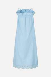 Stine Goya Scalloped Strap Midi Dress Dress Teapot Blue
