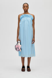 Stine Goya Scalloped Strap Midi Dress Dress Teapot Blue