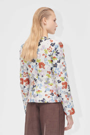 Stine Goya Scooped Neckline Tailored Jacket Jacket Skyfall Flowers