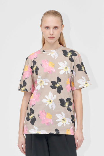 Stine Goya Short Sleeve T-Shirt Top Wild Flowers