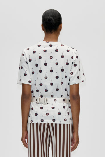 Stine Goya Short Sleeve T-Shirt Top Cherry