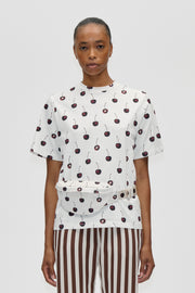 Stine Goya Short Sleeve T-Shirt Top Cherry