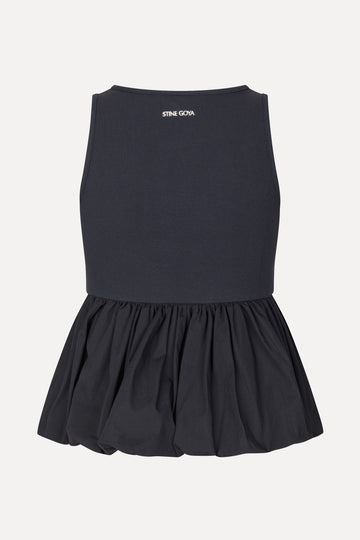 Stine Goya Sleeveless Balloon Top Top Deep Well