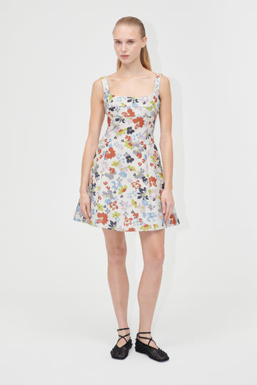 Stine Goya Sleeveless Fitted Waist Dress Dress Skyfall Flowers