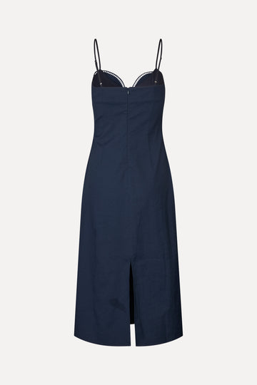 Stine Goya Strap Eyelet Midi Dress Dress Cherries On A Paisley