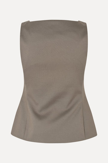 Stine Goya Tailored Tank Vest Top Cherries On A Paisley