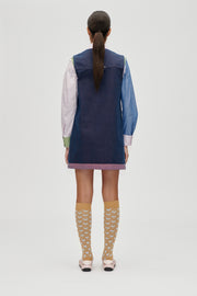 Stine Goya Vest Pocket Mini Dress Dress Dusky / Dried Rose