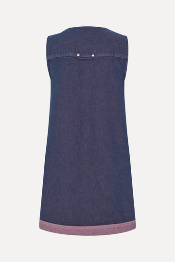 Stine Goya Vest Pocket Mini Dress Dress Dusky / Dried Rose