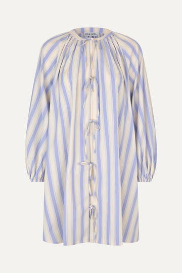 Stine Goya Voluminous Bow Dress Dress Pastel Stripes