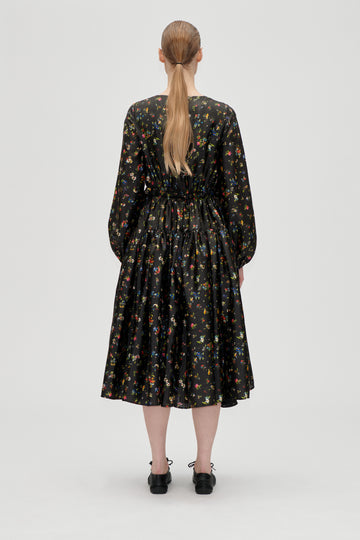 Stine Goya Waist Tie Ruffle Midi Dress Dress Magnolia Garden