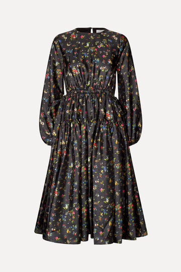 Stine Goya Waist Tie Ruffle Midi Dress Dress Magnolia Garden