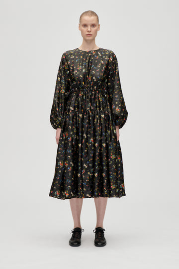 Stine Goya Waist Tie Ruffle Midi Dress Dress Magnolia Garden