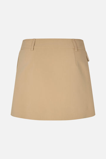 Stine Goya Waistbelt Mini Skirt Skirt Ecru